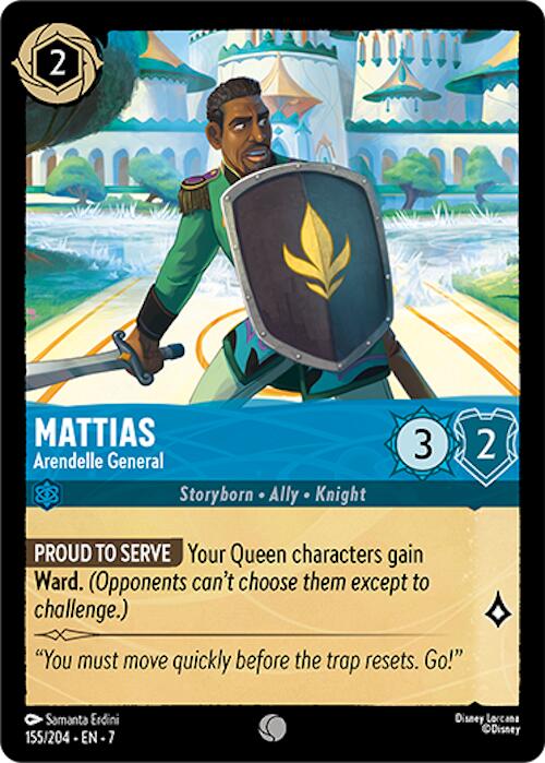 Mattias - Arendelle General (155/204) [Archazia's Island] | Cards and Coasters CA