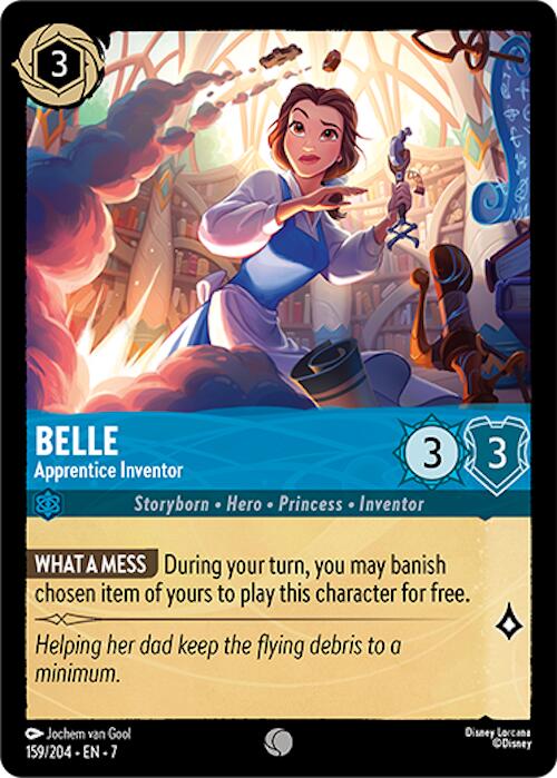 Belle - Apprentice Inventor (159/204) [Archazia's Island] | Cards and Coasters CA