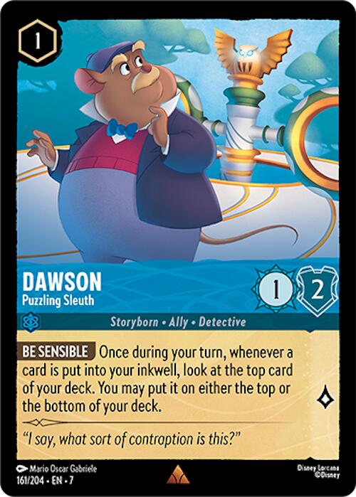 Dawson - Puzzling Sleuth (161/204) [Archazia's Island] | Cards and Coasters CA