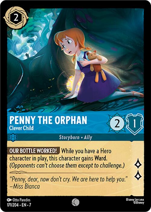 Penny the Orphan - Clever Child (171/204) [Archazia's Island] | Cards and Coasters CA