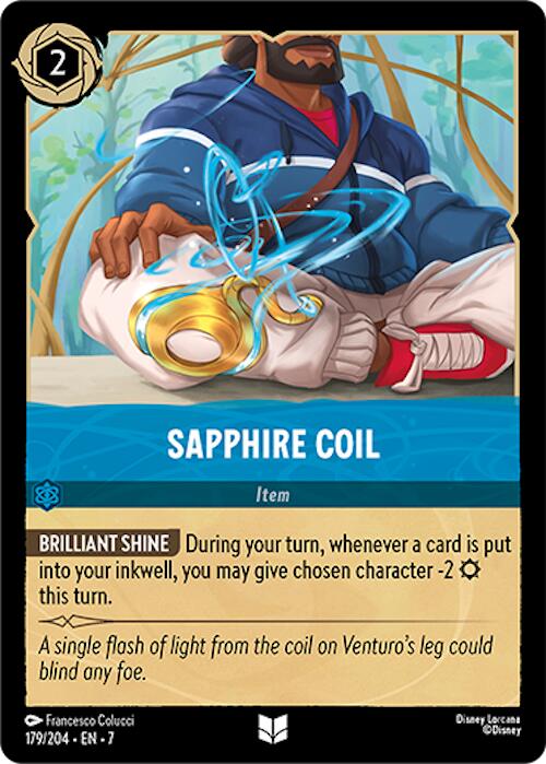 Sapphire Coil (179/204) [Archazia's Island] | Cards and Coasters CA