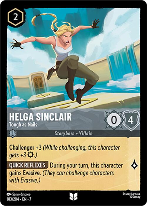 Helga Sinclair - Tough as Nails (183/204) [Archazia's Island] | Cards and Coasters CA