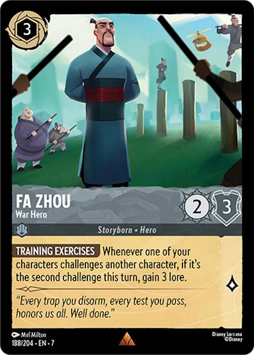 Fa Zhou - War Hero (188/204) [Archazia's Island] | Cards and Coasters CA