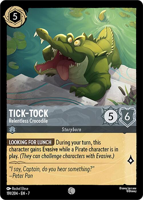 Tick-Tock - Relentless Crocodile (191/204) [Archazia's Island] | Cards and Coasters CA