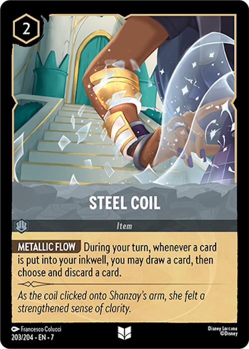Steel Coil (203/204) [Archazia's Island] | Cards and Coasters CA