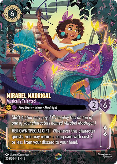 Mirabel Madrigal - Musically Talented (Enchanted) (206/204) [Archazia's Island] | Cards and Coasters CA