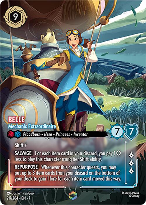 Belle - Mechanic Extraordinaire (Enchanted) (217/204) [Archazia's Island] | Cards and Coasters CA