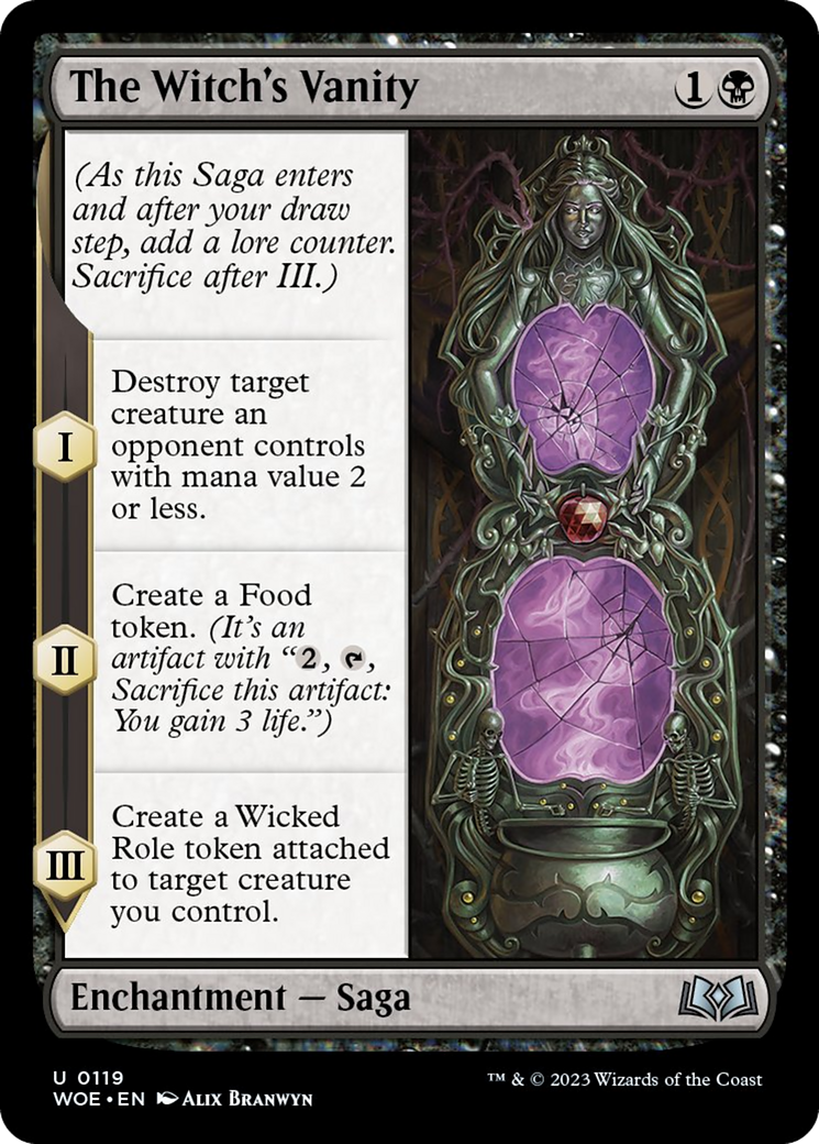 The Witch's Vanity [Wilds of Eldraine] | Cards and Coasters CA