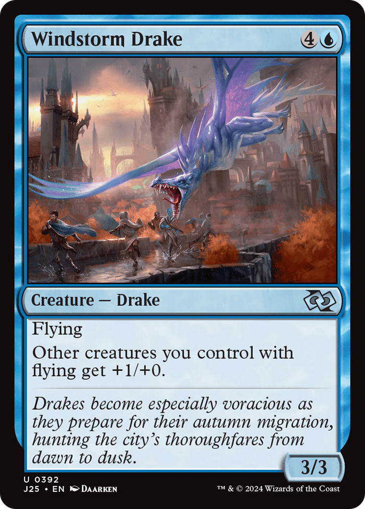 Windstorm Drake [Foundations Jumpstart] | Cards and Coasters CA