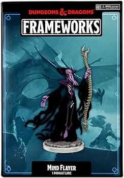 D&D Frameworks: Mind Flayer Miniature | Cards and Coasters CA