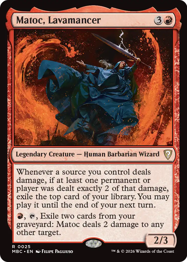 Matoc, Lavamancer [Mystery Booster: Commander Edition] | Cards and Coasters CA