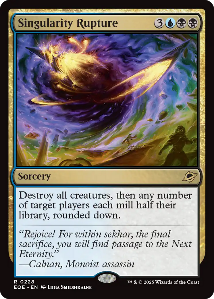 Singularity Rupture [Edge of Eternities] | Cards and Coasters CA