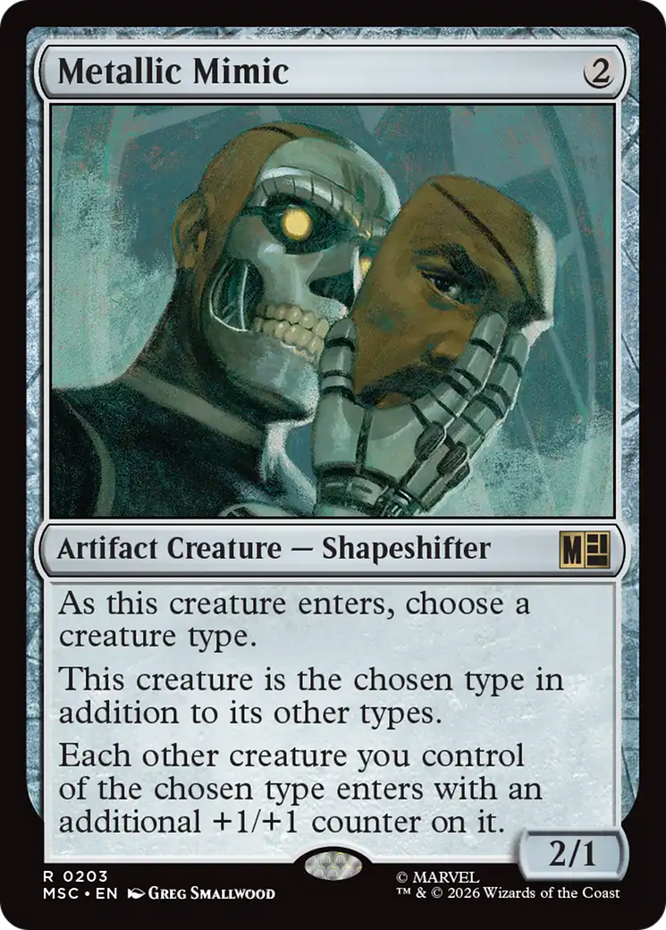 Metallic Mimic [Marvel Super Heroes Commander] | Cards and Coasters CA
