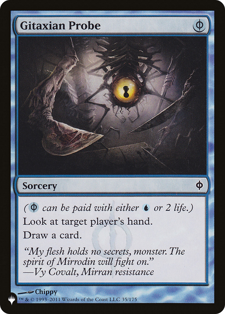 Gitaxian Probe [The List] | Cards and Coasters CA