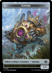 Gnome // Gnome Soldier Double-Sided Token [The Lost Caverns of Ixalan Tokens] | Cards and Coasters CA