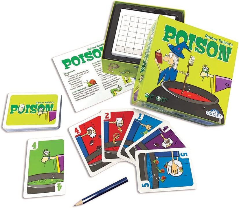 Reiner Knizia's Poison | Cards and Coasters CA