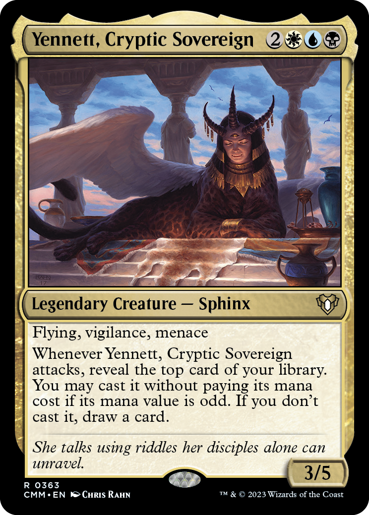 Yennett, Cryptic Sovereign [Commander Masters] | Cards and Coasters CA