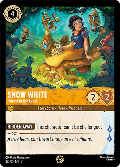 Snow White - Fairest in the Land (23) [Promo Cards] | Cards and Coasters CA