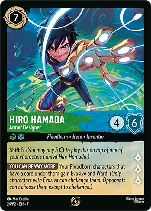 Hiro Hamada - Armor Designer (Store Championship) (Participant) (24) [Promo Cards] | Cards and Coasters CA