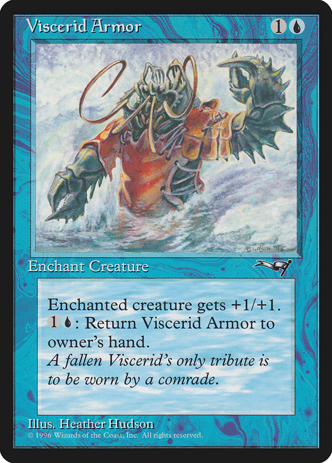 Viscerid Armor (Standing in Water) [Alliances] | Cards and Coasters CA