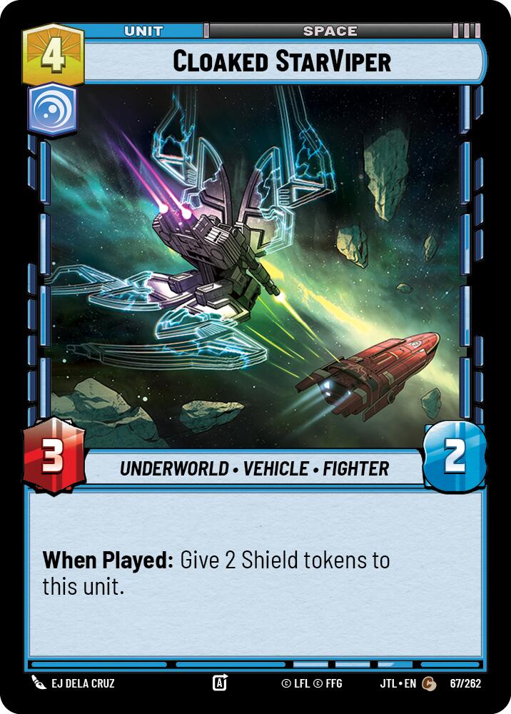Cloaked StarViper (067/262) (067/262) [Jump to Lightspeed] | Cards and Coasters CA
