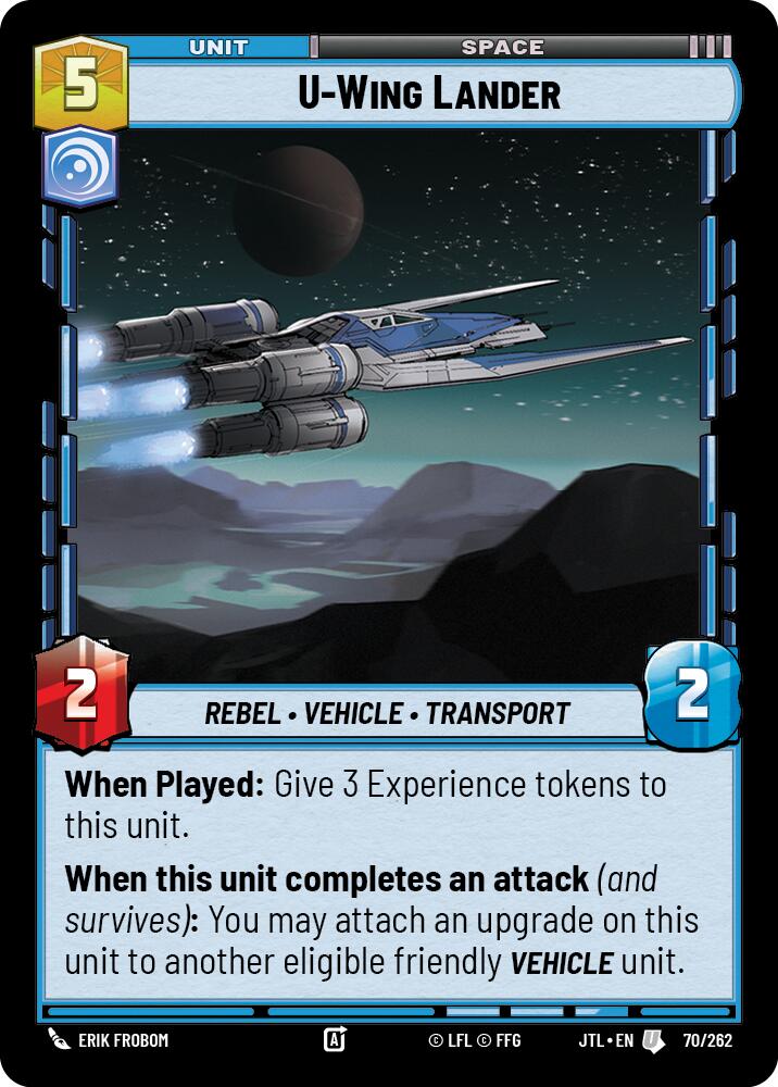 U-Wing Lander (070/262) (070/262) [Jump to Lightspeed] | Cards and Coasters CA