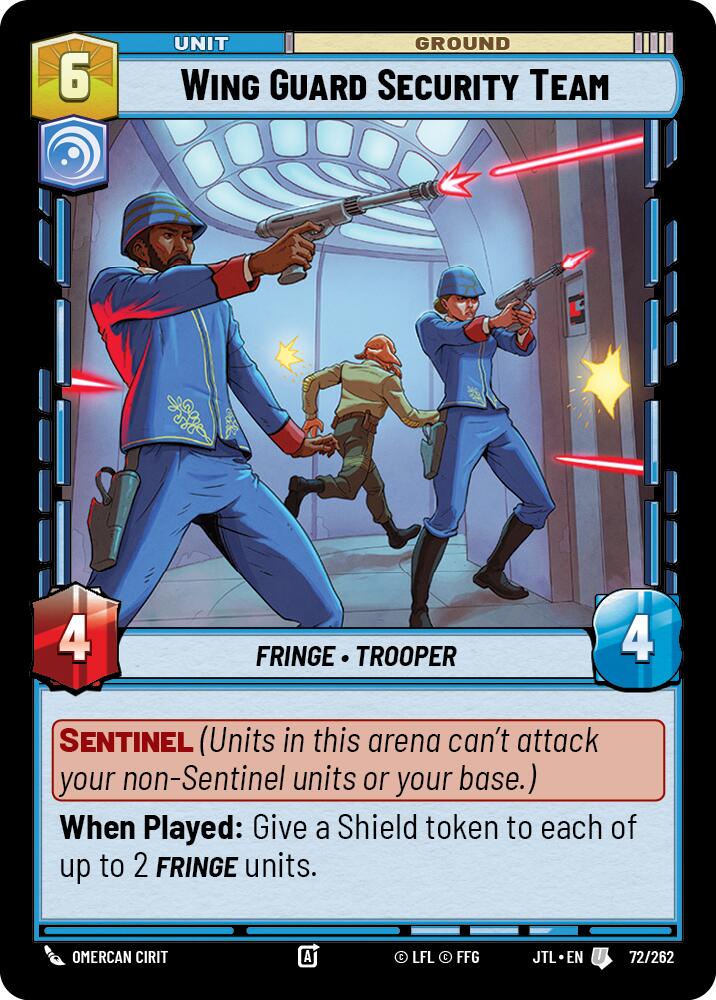 Wing Guard Security Team (072/262) (072/262) [Jump to Lightspeed] | Cards and Coasters CA