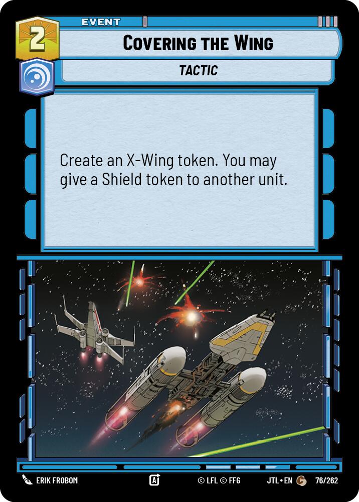 Covering the Wing (076/262) (076/262) [Jump to Lightspeed] | Cards and Coasters CA