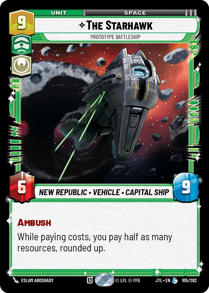 The Starhawk - Prototype Battleship (105/262) (105/262) [Jump to Lightspeed] | Cards and Coasters CA