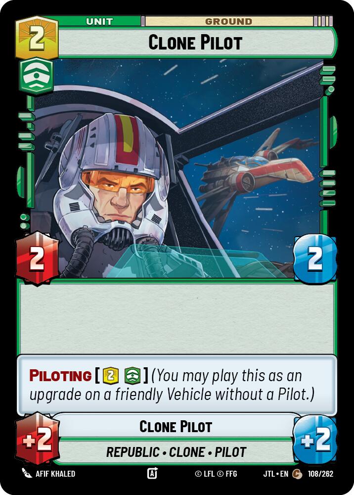 Clone Pilot (108/262) (108/262) [Jump to Lightspeed] | Cards and Coasters CA