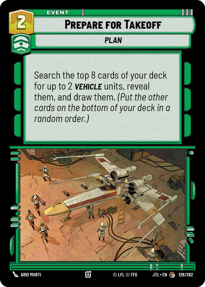 Prepare for Takeoff (128/262) (128/262) [Jump to Lightspeed] | Cards and Coasters CA