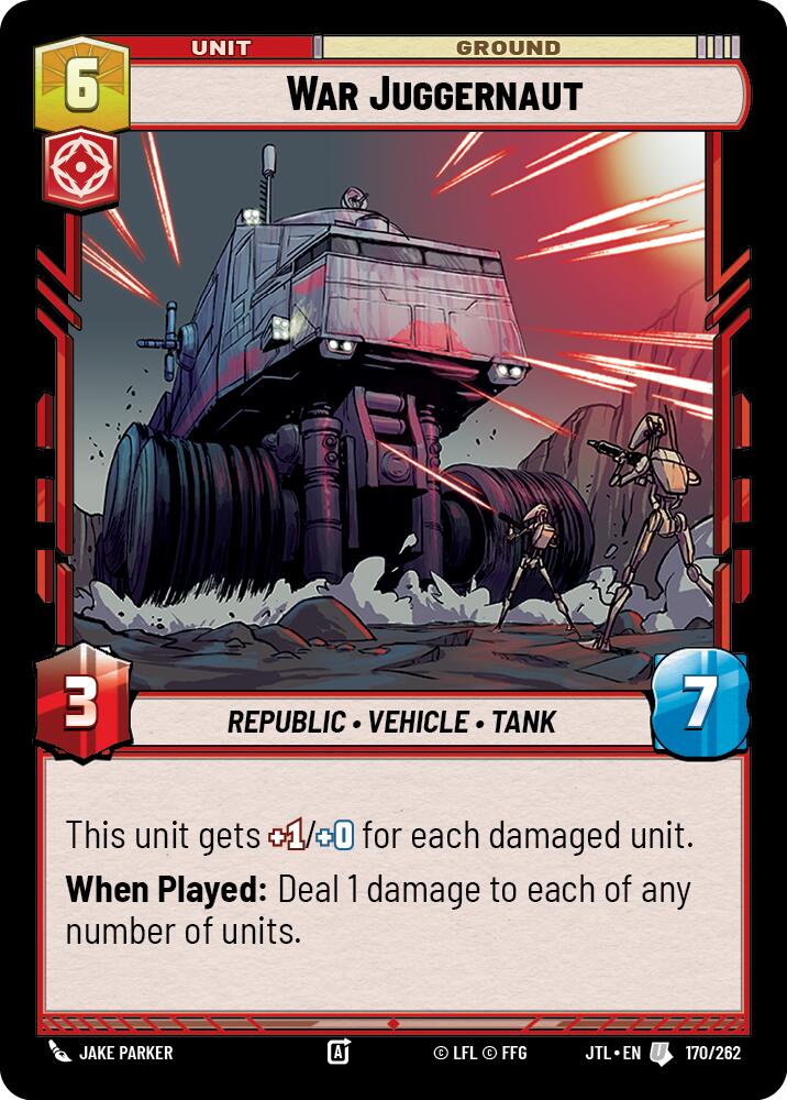 War Juggernaut (170/262) (170/262) [Jump to Lightspeed] | Cards and Coasters CA