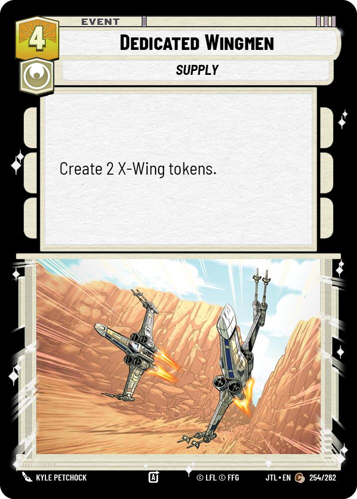Dedicated Wingmen (254/262) (254/262) [Jump to Lightspeed] | Cards and Coasters CA