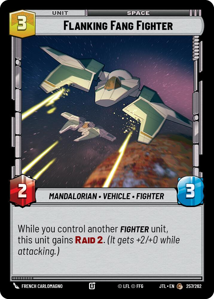 Flanking Fang Fighter (257/262) (257/262) [Jump to Lightspeed] | Cards and Coasters CA
