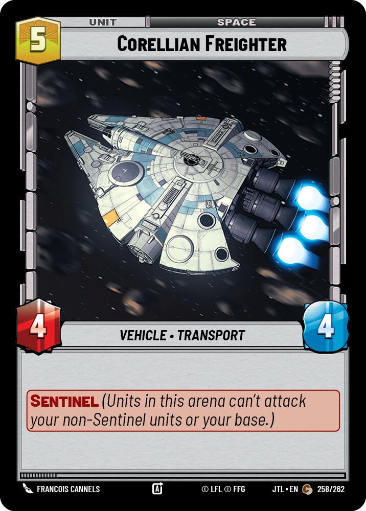 Corellian Freighter (258/262) (258/262) [Jump to Lightspeed] | Cards and Coasters CA
