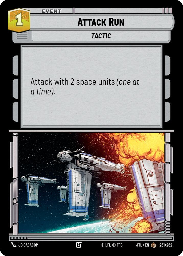 Attack Run (261/262) (261/262) [Jump to Lightspeed] | Cards and Coasters CA