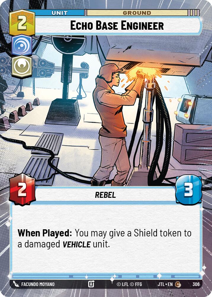Echo Base Engineer (306) (Hyperspace) (306) [Jump to Lightspeed] | Cards and Coasters CA