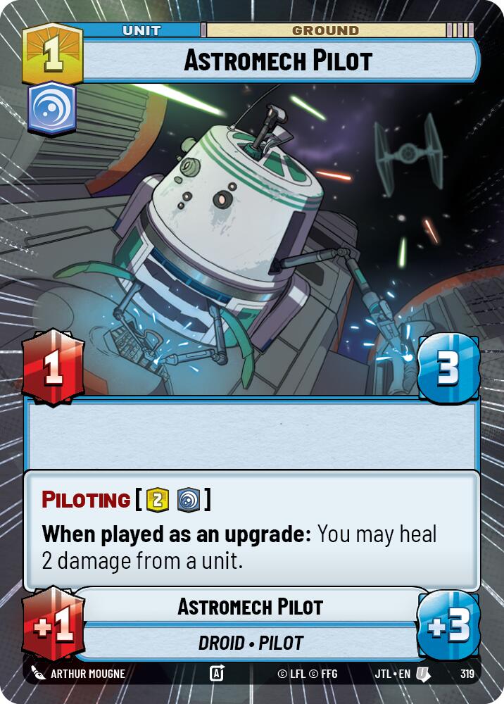Astromech Pilot (319) (Hyperspace) (319) [Jump to Lightspeed] | Cards and Coasters CA