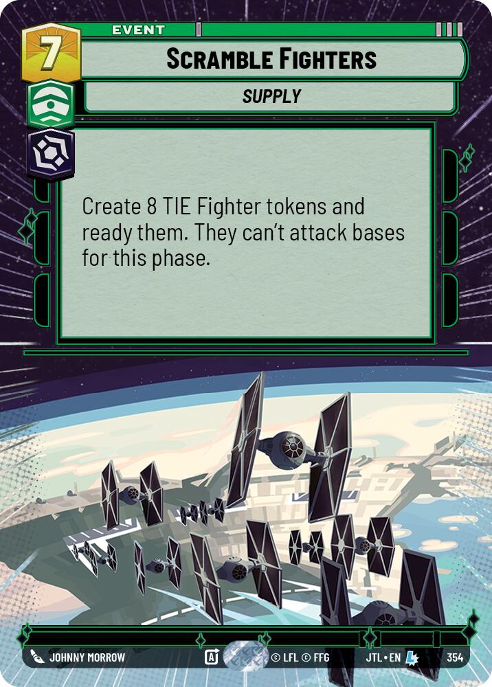 Scramble Fighters (354) (Hyperspace) (354) [Jump to Lightspeed] | Cards and Coasters CA