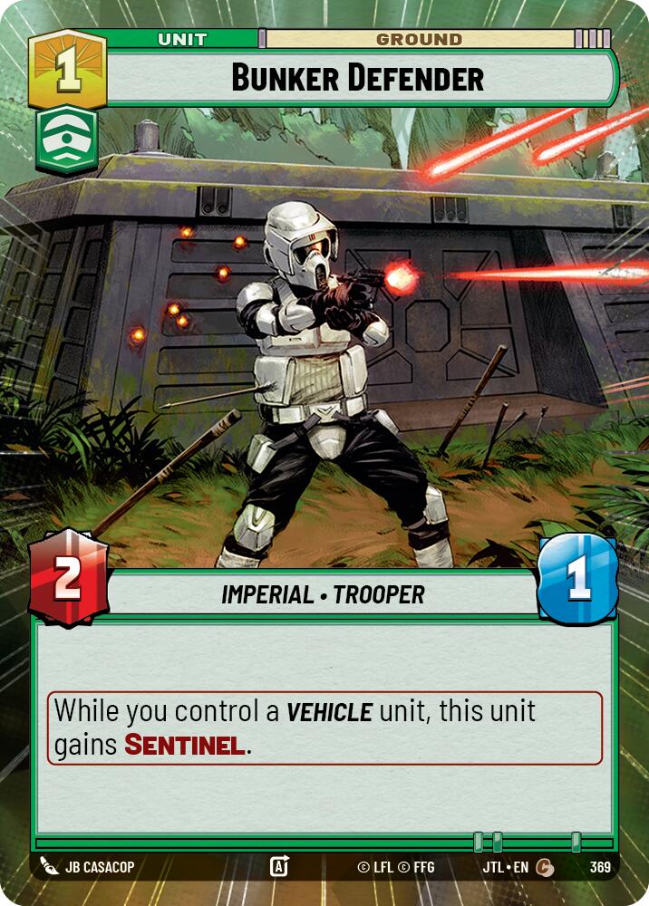 Bunker Defender (369) (Hyperspace) (369) [Jump to Lightspeed] | Cards and Coasters CA