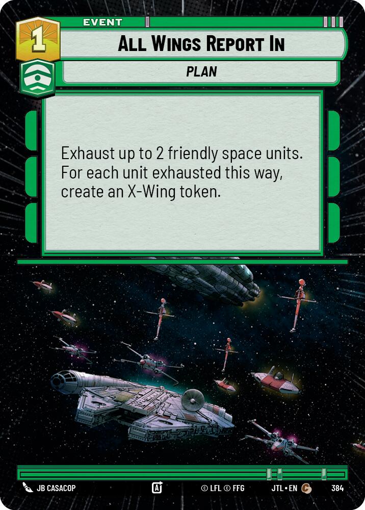 All Wings Report In (Hyperspace) (384) [Jump to Lightspeed] | Cards and Coasters CA