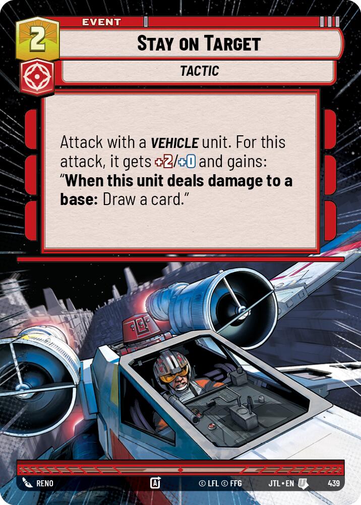 Stay on Target (439) (Hyperspace) (439) [Jump to Lightspeed] | Cards and Coasters CA