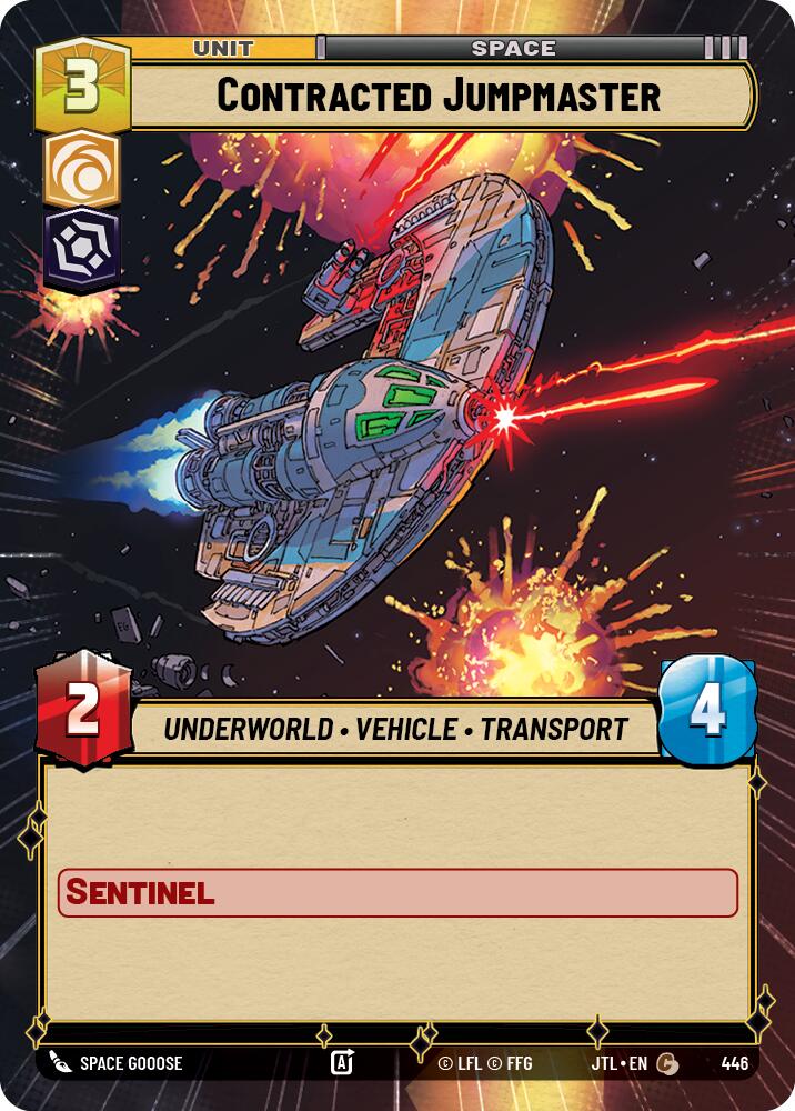 Contracted Jumpmaster (446) (Hyperspace) (446) [Jump to Lightspeed] | Cards and Coasters CA