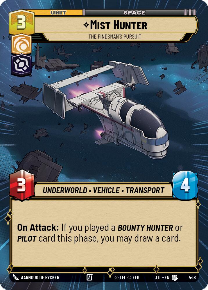 Mist Hunter - The Findsman's Pursuit (448) (Hyperspace) (448) [Jump to Lightspeed] | Cards and Coasters CA