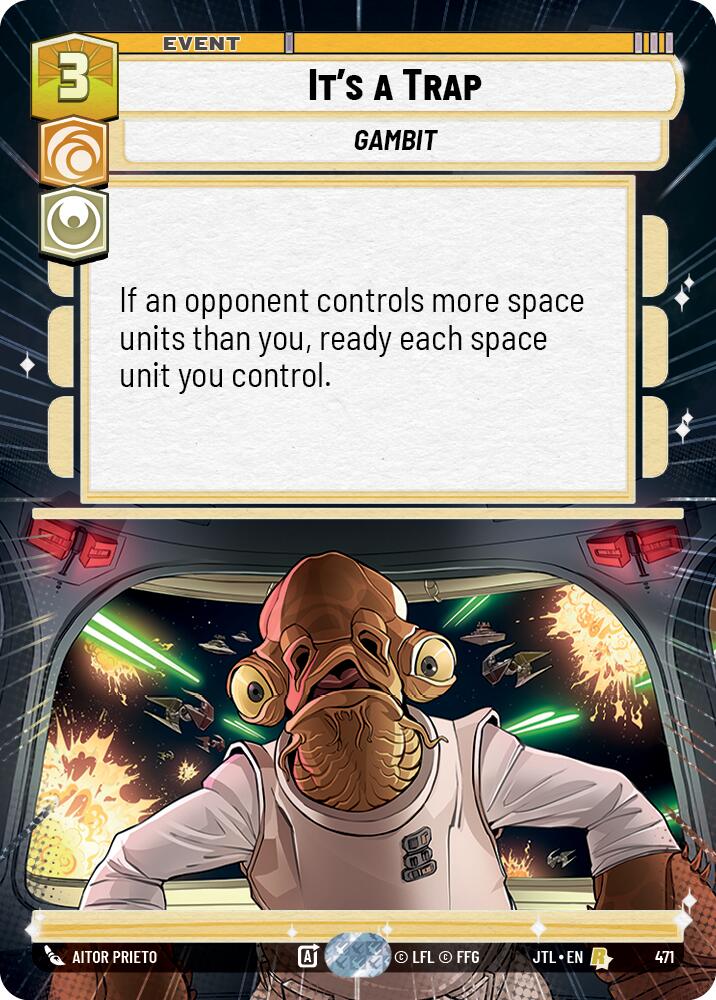It's a Trap (471) (Hyperspace) (471) [Jump to Lightspeed] | Cards and Coasters CA