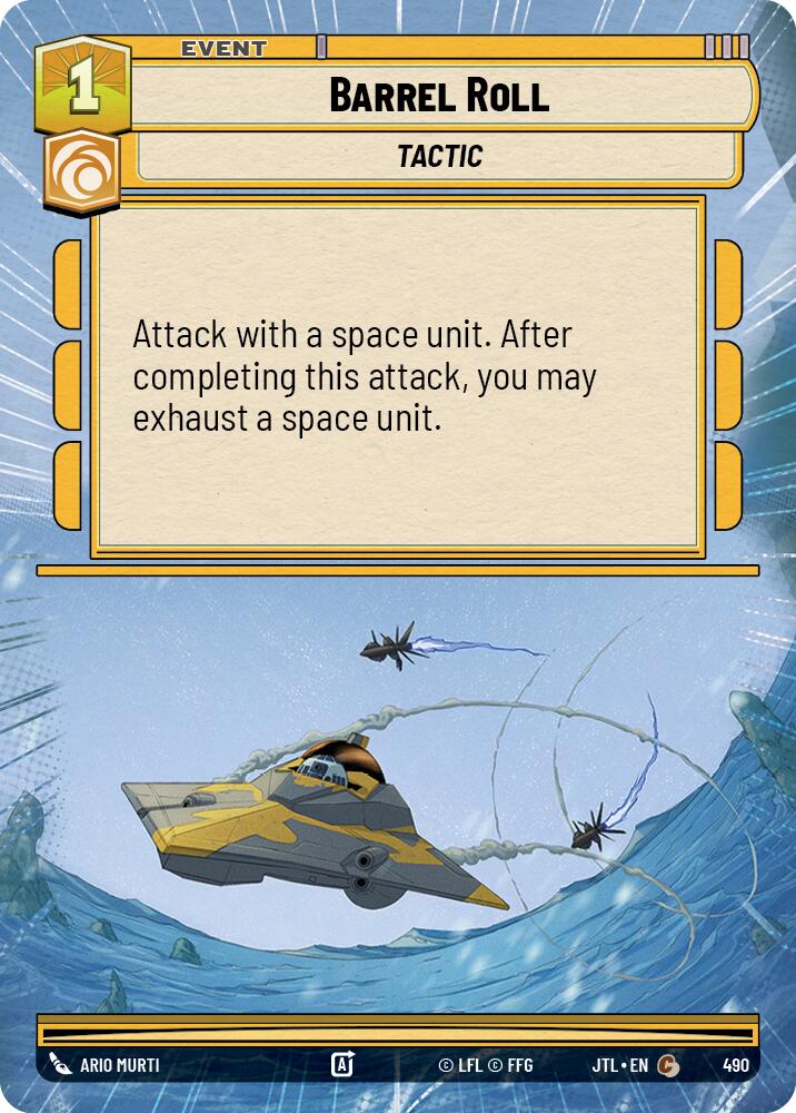 Barrel Roll (490) (Hyperspace) (490) [Jump to Lightspeed] | Cards and Coasters CA