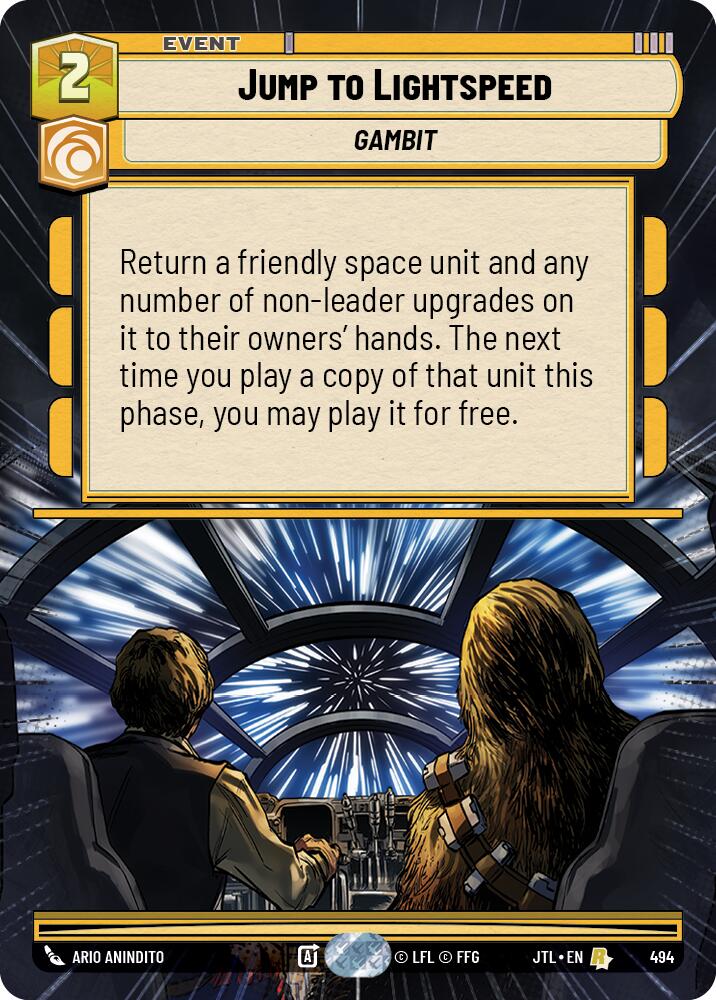 Jump to Lightspeed (494) (Hyperspace) (494) [Jump to Lightspeed] | Cards and Coasters CA