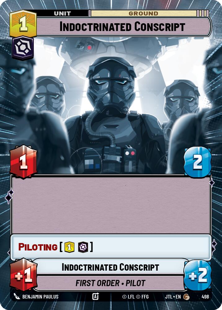 Indoctrinated Conscript (498) (Hyperspace) (498) [Jump to Lightspeed] | Cards and Coasters CA
