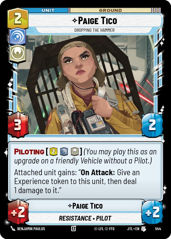 Paige Tico - Dropping the Hammer (544) (544) [Jump to Lightspeed] | Cards and Coasters CA