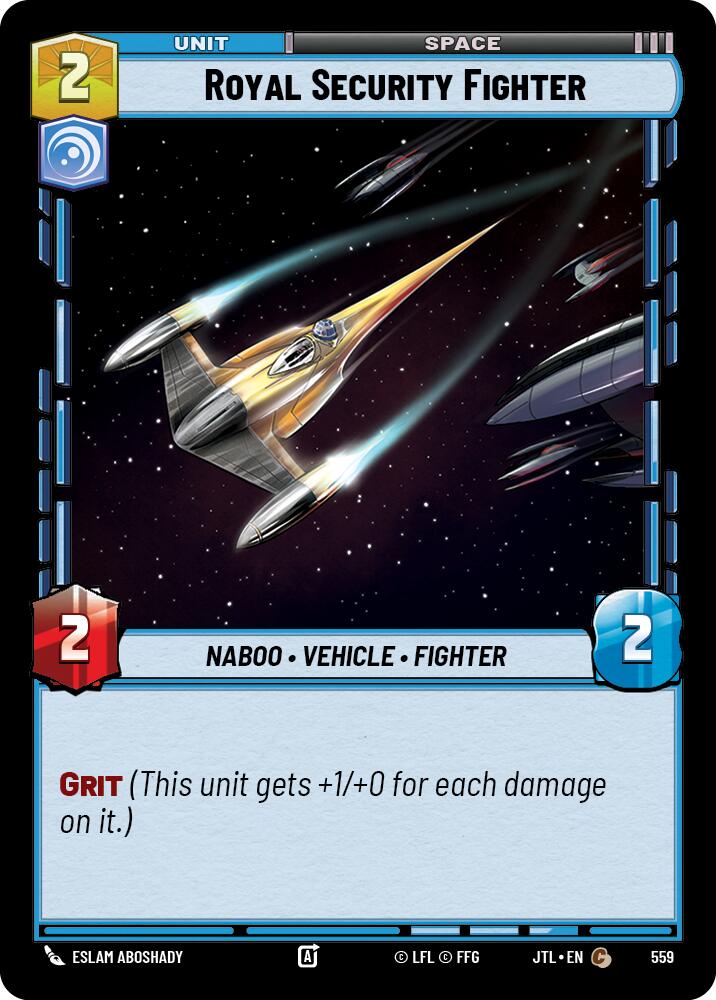 Royal Security Fighter (559) (559) [Jump to Lightspeed] | Cards and Coasters CA